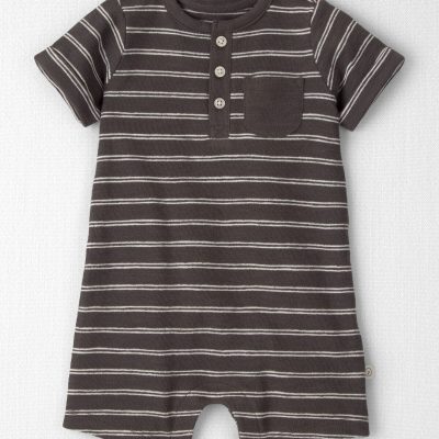Baby Romper Made with Organic Cotton in Stripes