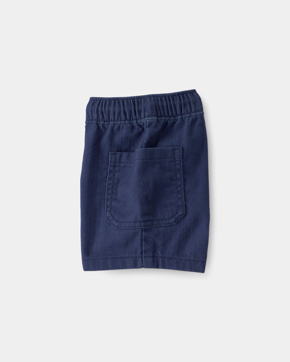 Baby Boy Twill Drawstring Shorts - Navy - Image 3
