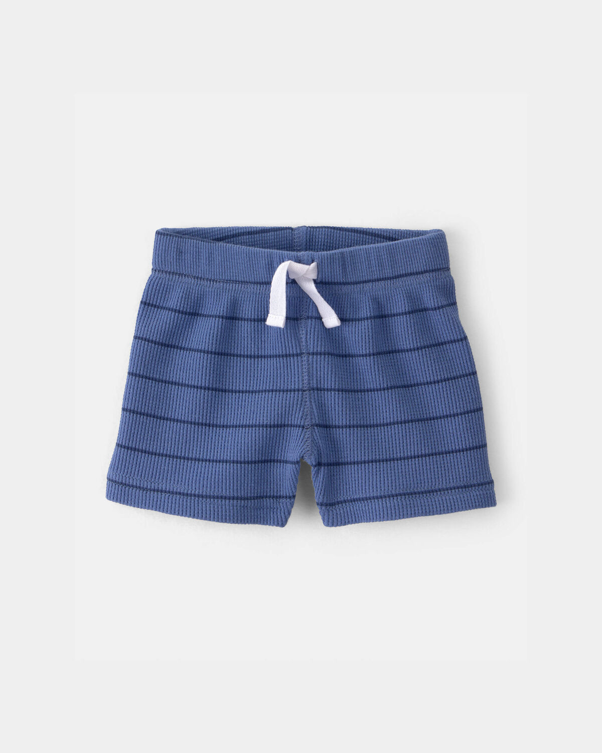 Baby Boy 3-Piece Shark Striped Outfit Set - Blue/White - Image 6