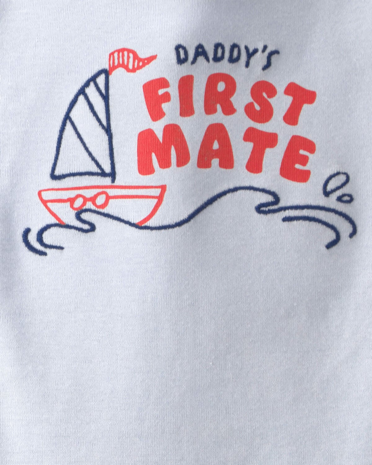 Baby Boy 2-Piece 'Daddy's First Mate' Boat Bodysuit & Pant Set - Blue - Image 4