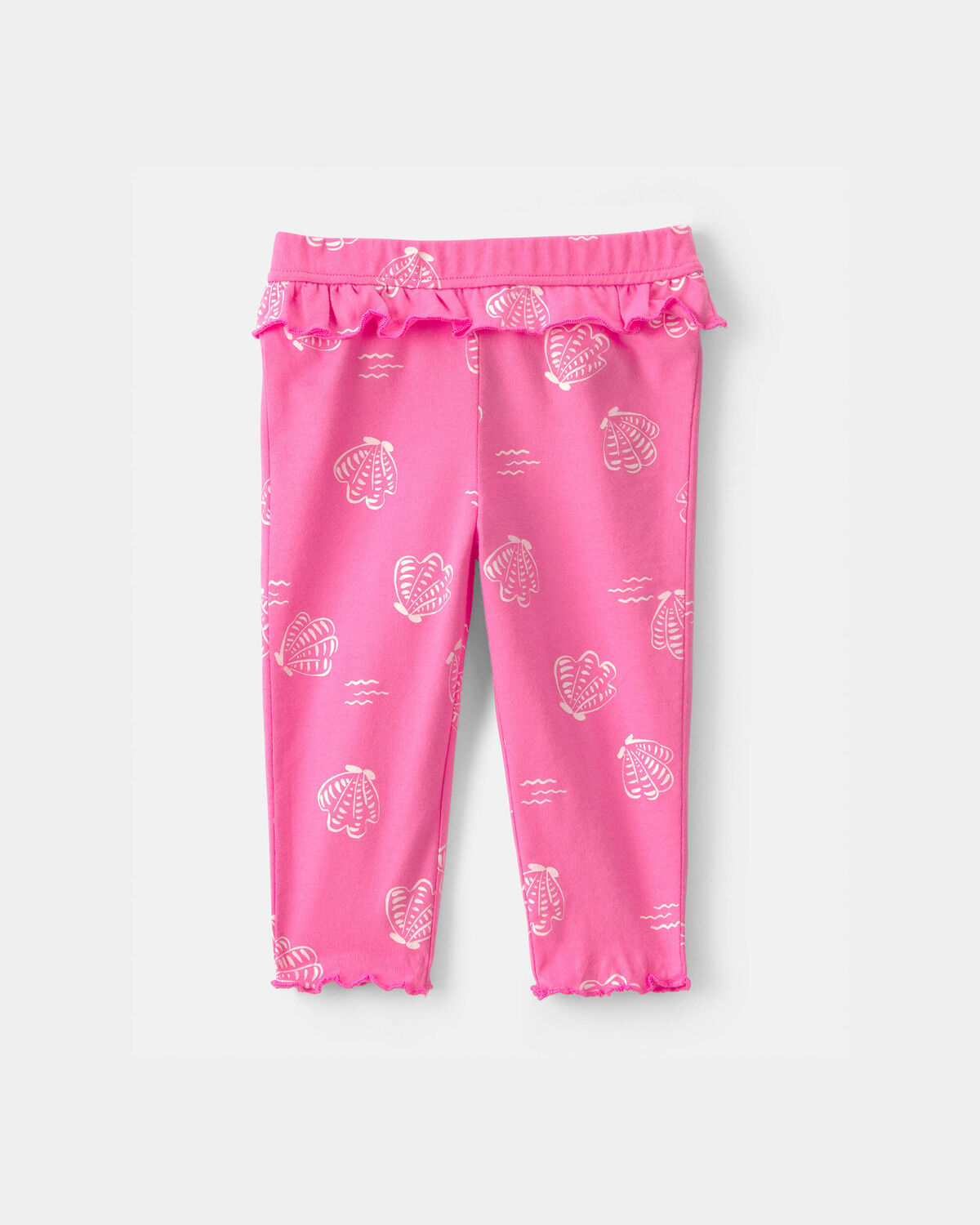 Baby Girl 2-Piece 'Mommy's Mini Treasure' Shell Bodysuit & Pant Set - Pink/Ivory - Image 3