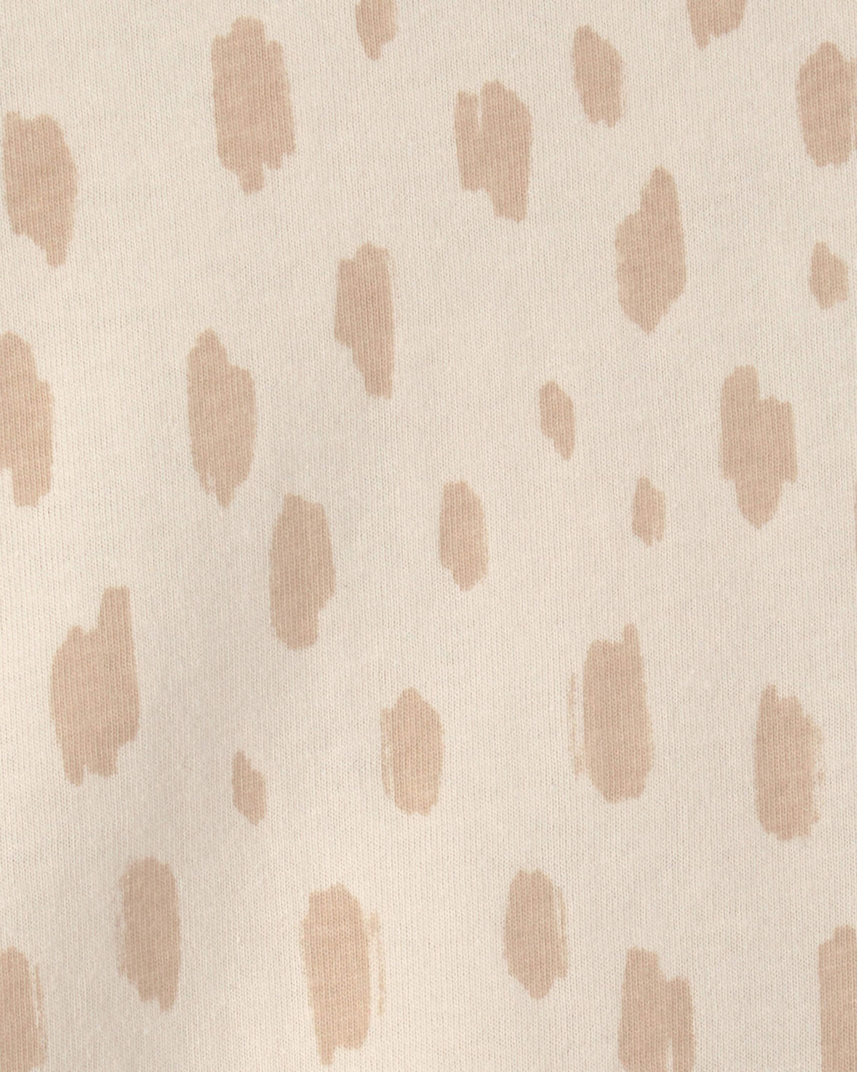 Baby Girl Dot Relaxed Peplum Top - Cream - Image 2