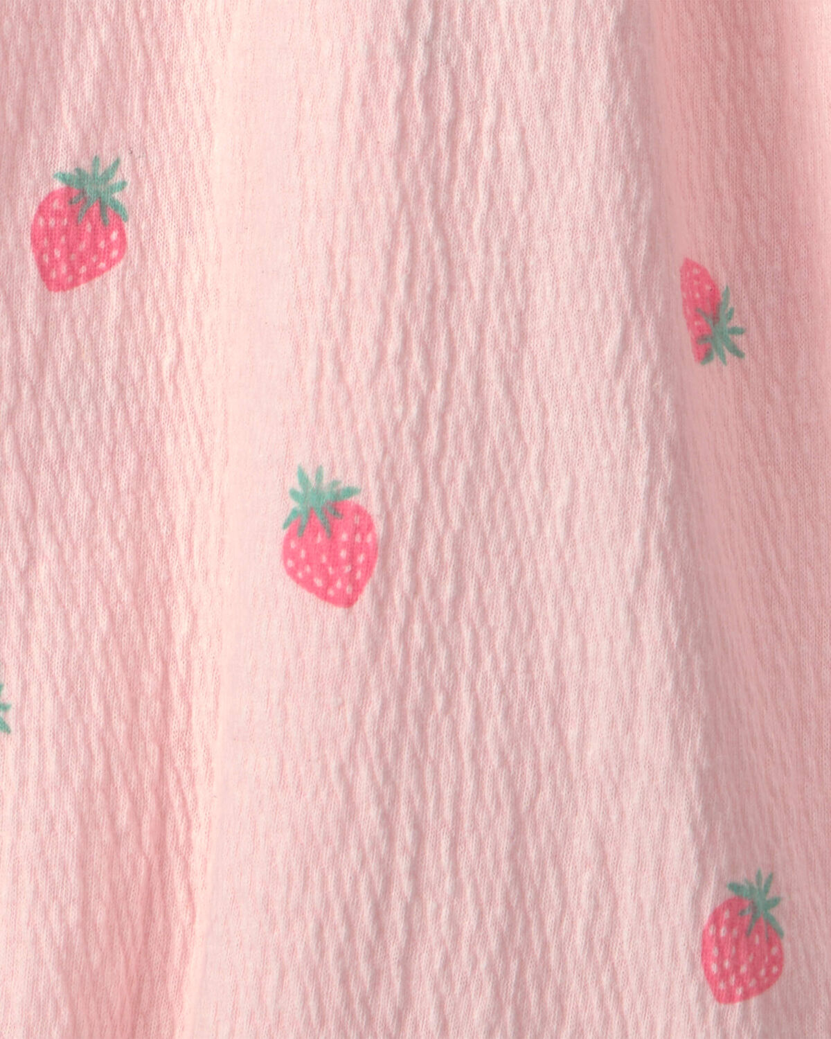Baby Girl Strawberry Romper - Pink - Image 3