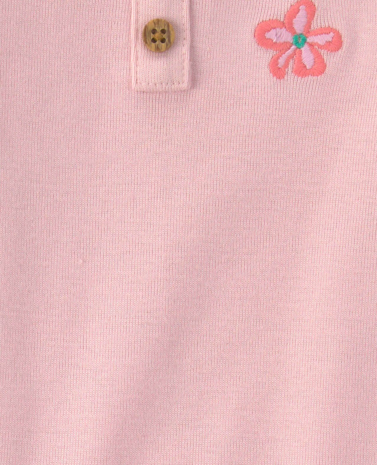 Baby Girl 2-Piece Floral Top & Skort Set - Ivory/Green - Image 5