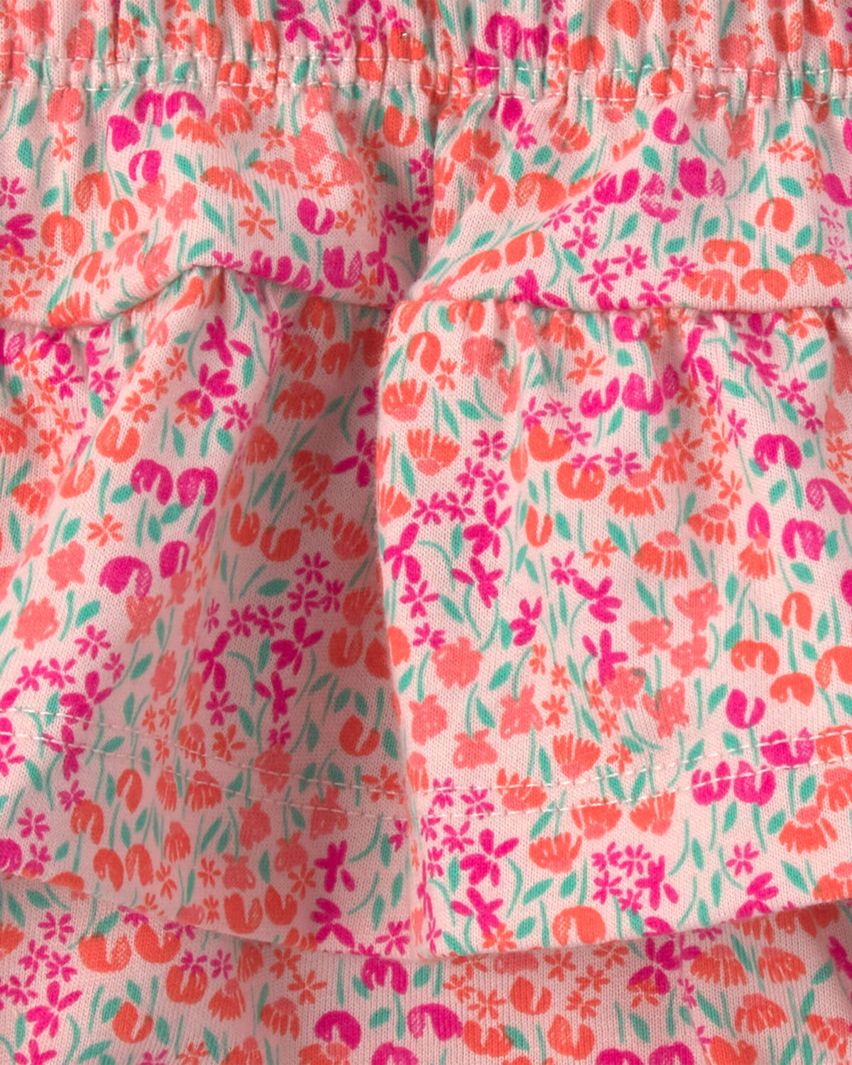 Baby Girl 2-Piece Floral Sleeveless Top & Short Set - Pink - Image 3