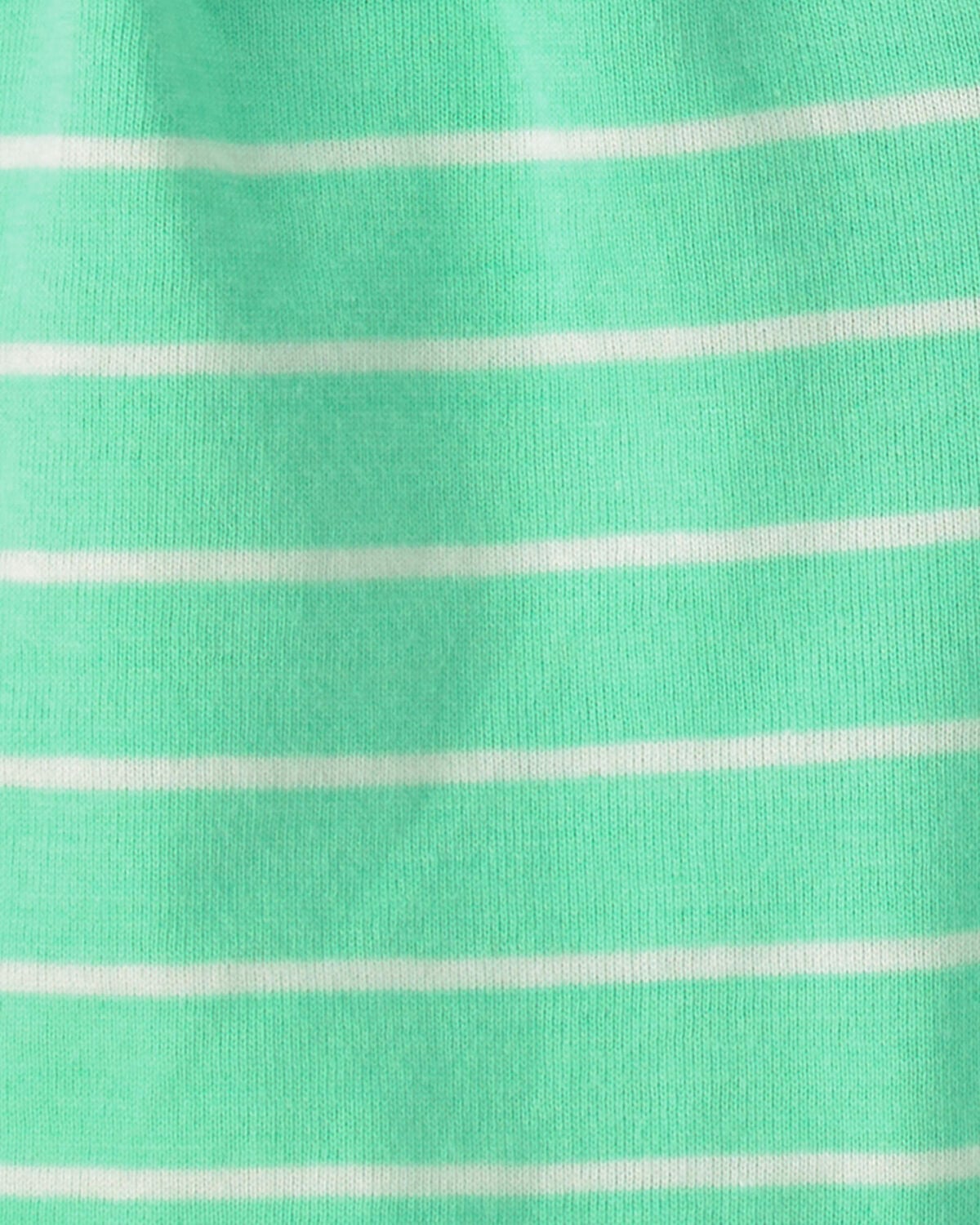 Baby Boy 2-Piece Car Striped Sleeveless Top & Short Set - Blue/Green - Image 3