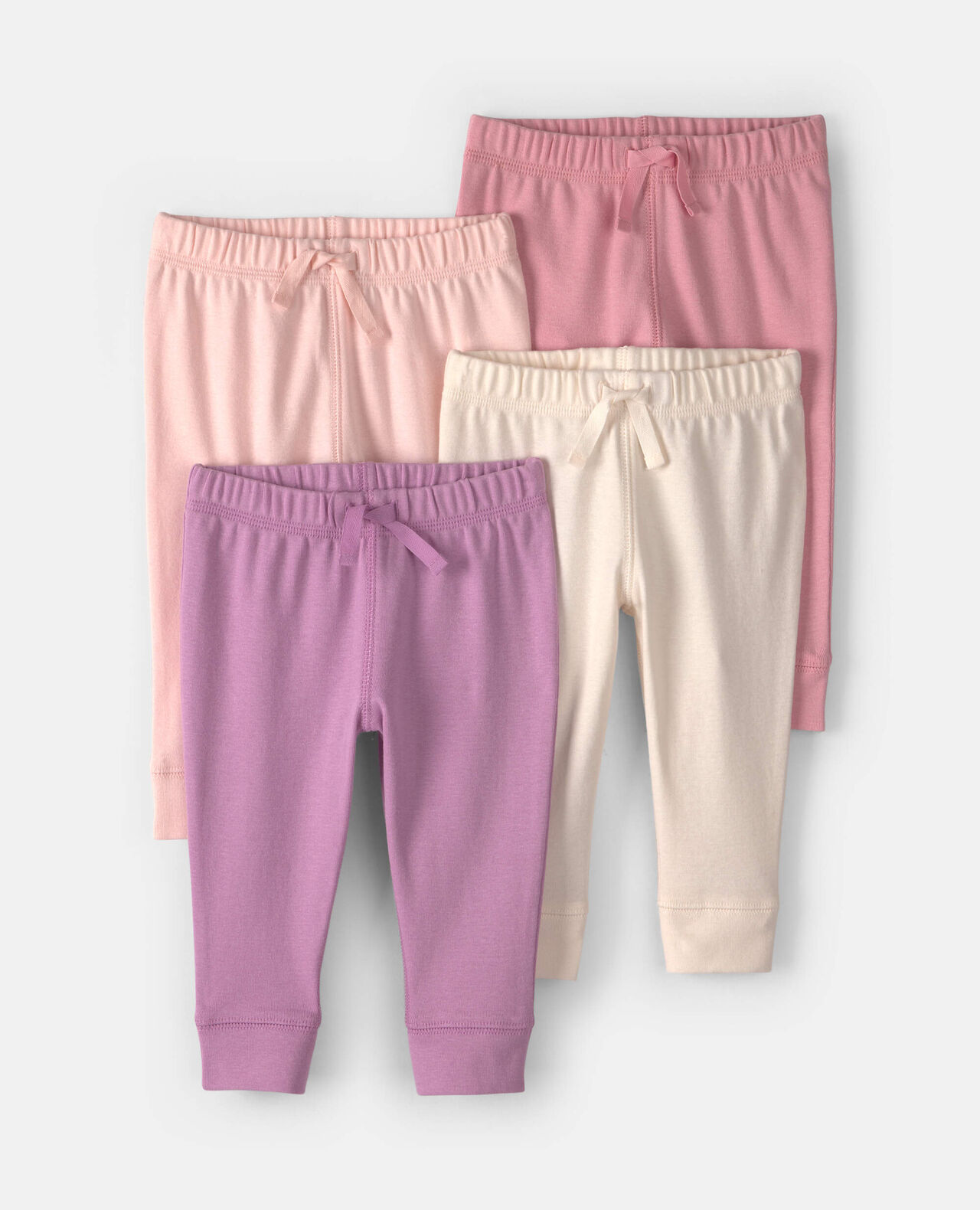 Baby Girl 4-Pack Pull-On Pants - Image 8