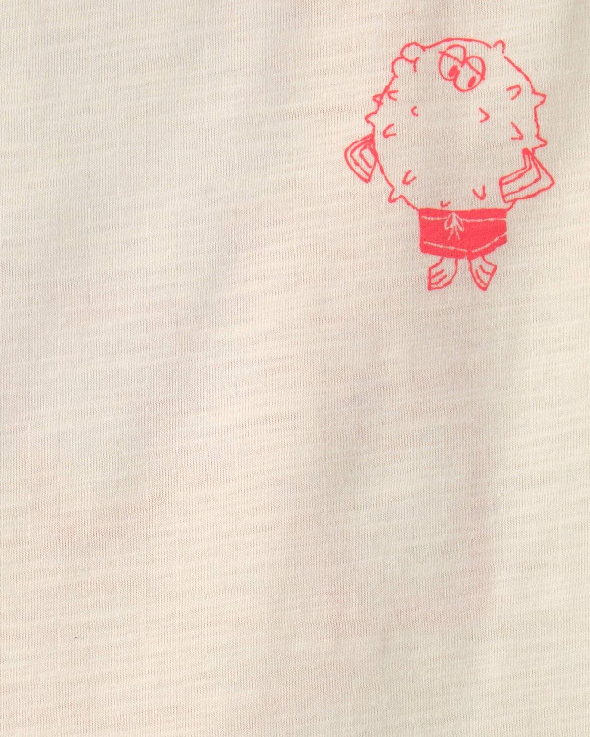 Baby Boy Puffer Fish Graphic Tank - Cream - Image 3