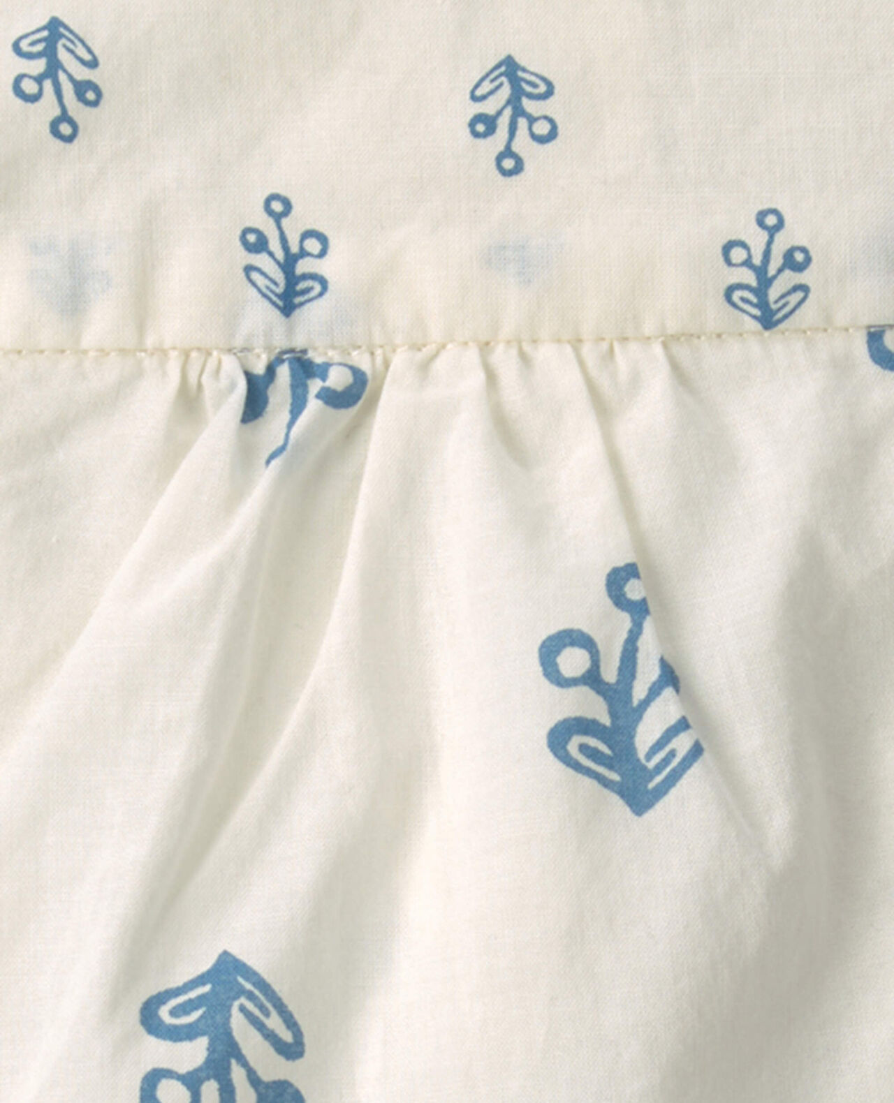 Baby Girl Floral Pelum Top - Ivory - Image 4