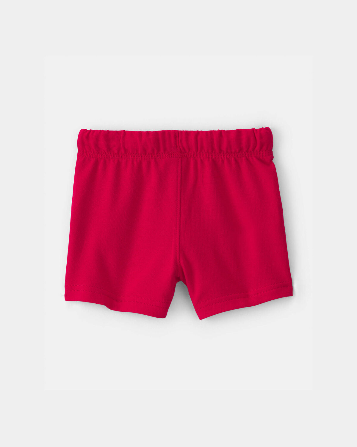 Baby Boy French Terry Shorts - Red - Image 2