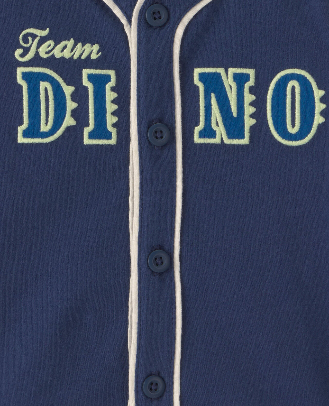 Baby Boy 'Team Dino' Jersey - Navy Blue - Image 3