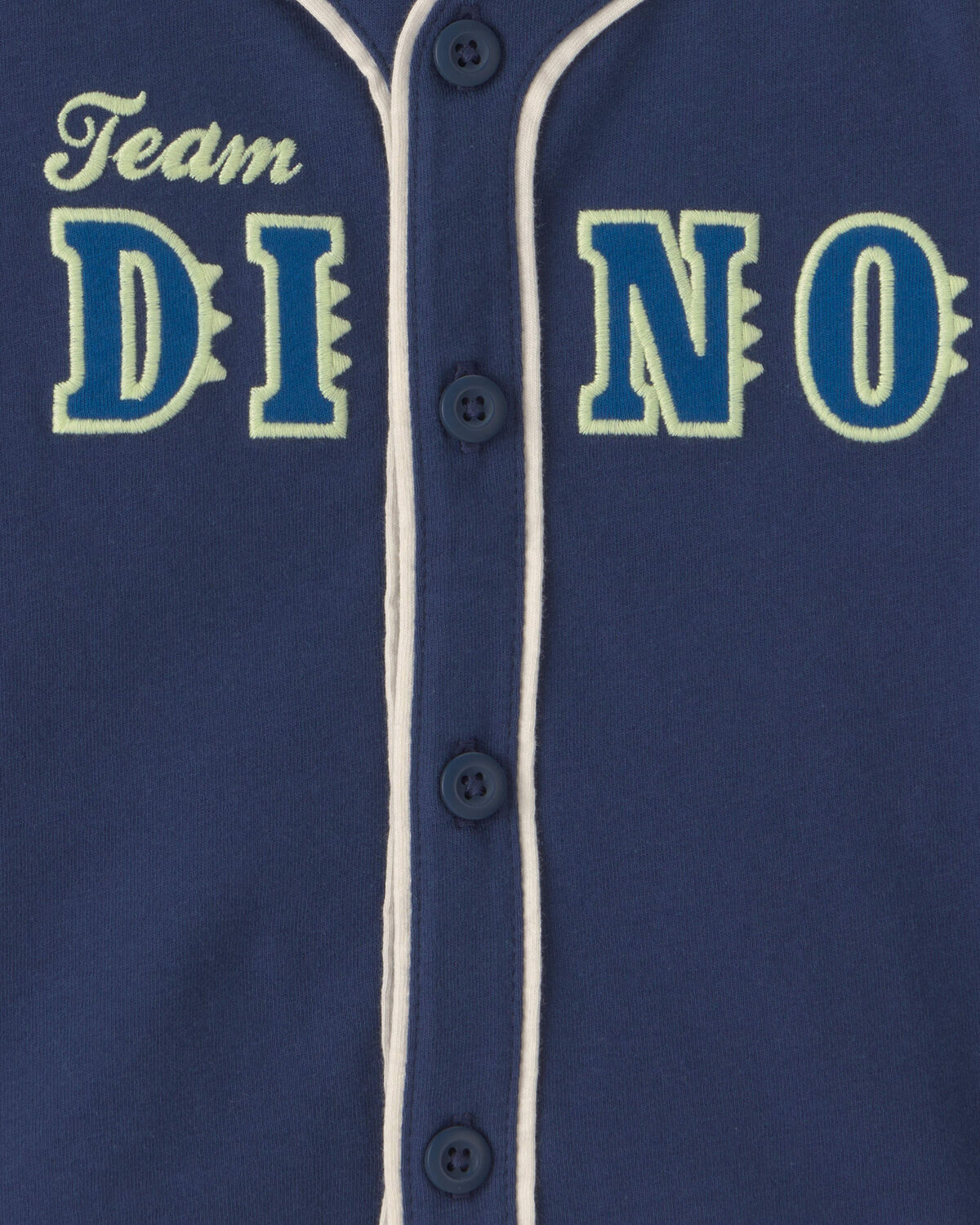 Baby Boy 'Team Dino' Jersey - Navy Blue - Image 2