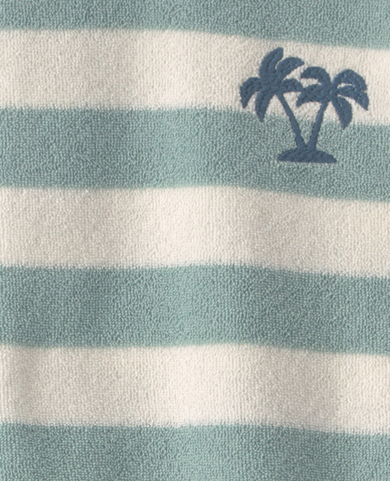 Baby Terry Bubble Made with Organic Cotton in Stripes - Image 4