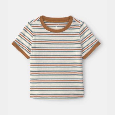 Baby Boy Striped Short-Sleeve T-Shirt