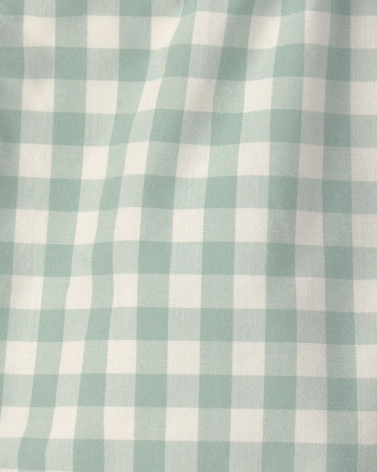 Baby Boy Gingham Poplin Shorts - Green - Image 3