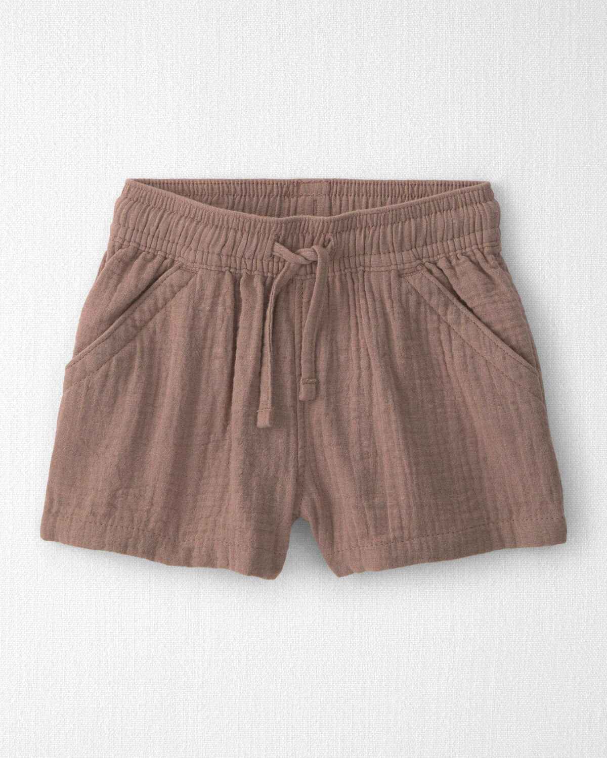 Baby Boy 2-Piece Organic Cotton Gauze Top & Short Set - Image 2