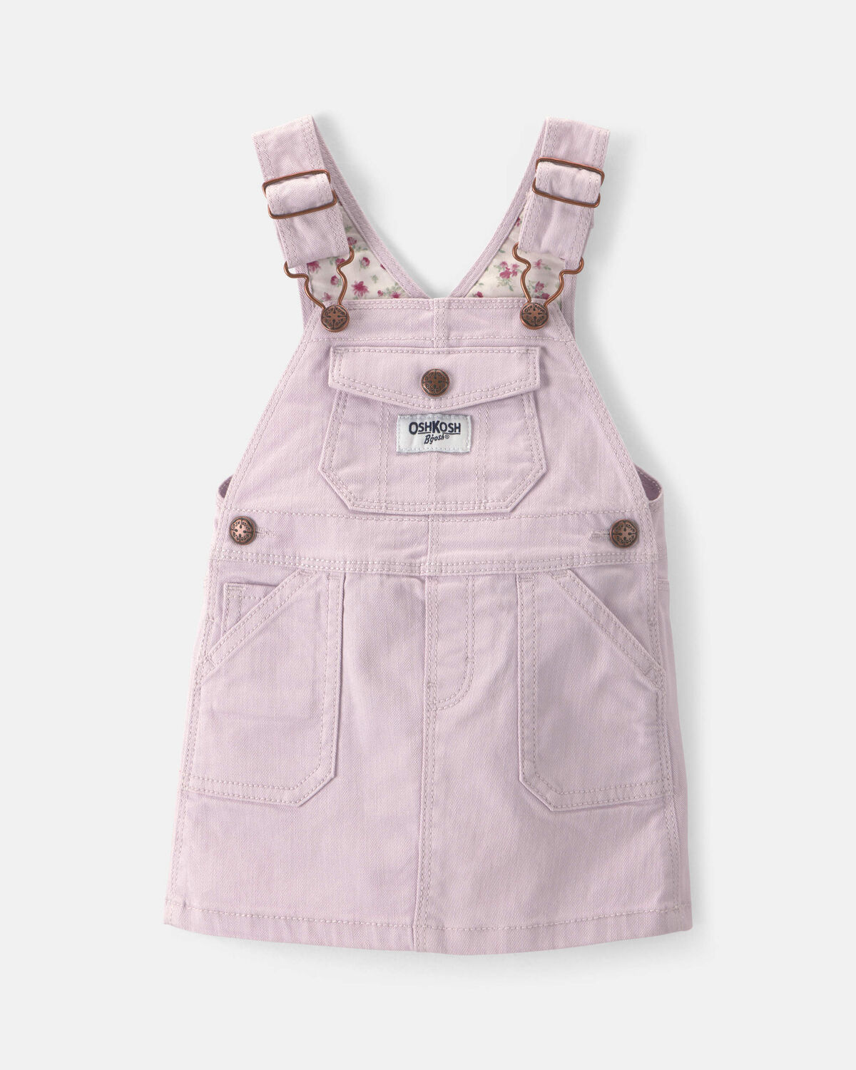 Baby Girl Twill Skirtall - Purple