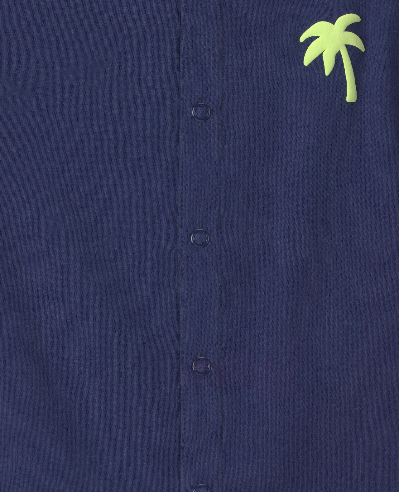 Baby Boy 'Surf Club' Short-Sleeve Romper - Navy Blue - Image 6
