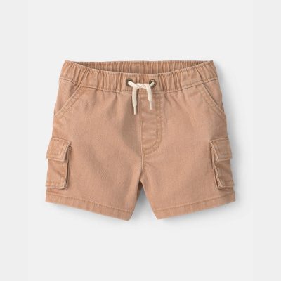 Baby Boy Cargo Pocket Shorts - Khaki