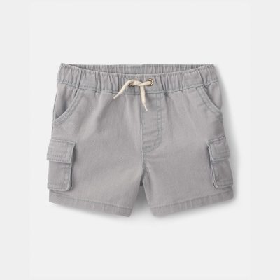 Baby Boy Cargo Pocket Shorts - Grey