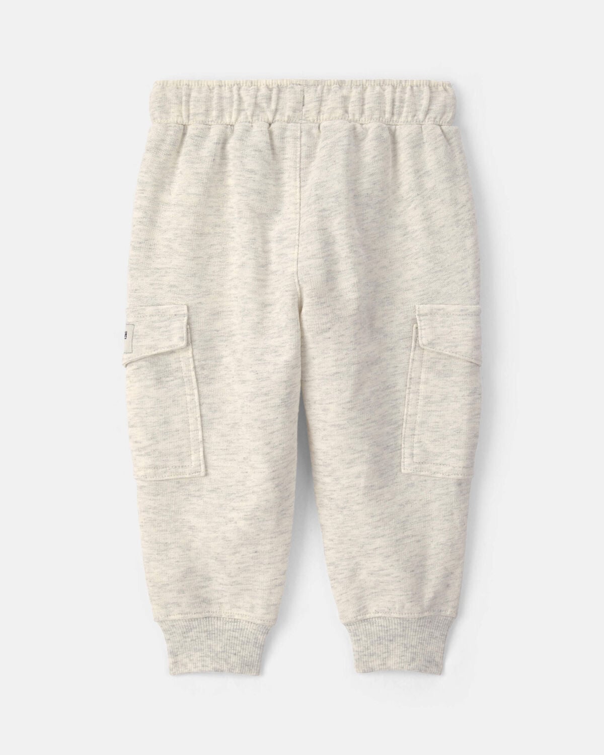 Baby Boy French Terry Cargo Knit Joggers - Grey - Image 2
