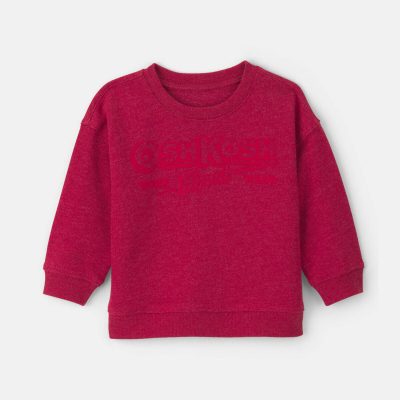 Baby Boy OshKosh Logo French Terry Pullover Sweatshirt - Red