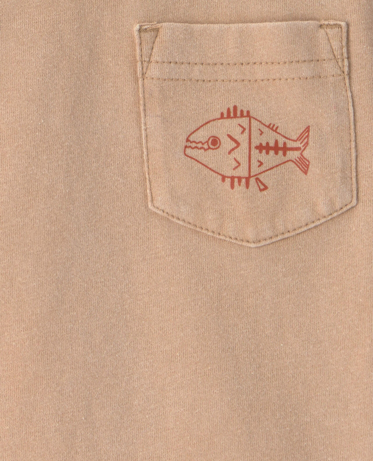 Baby Boy Tropical Island Pocket Tee - Blue - Image 5