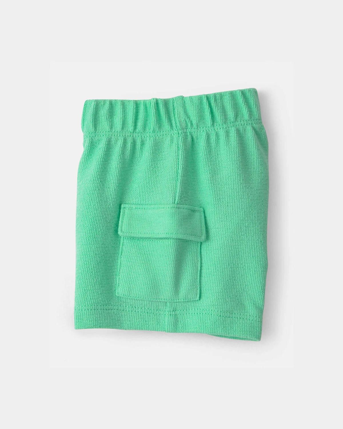 Baby Boy 3-Piece Shark Top, Bodysuit & Short Set - Green/Ivory - Image 3
