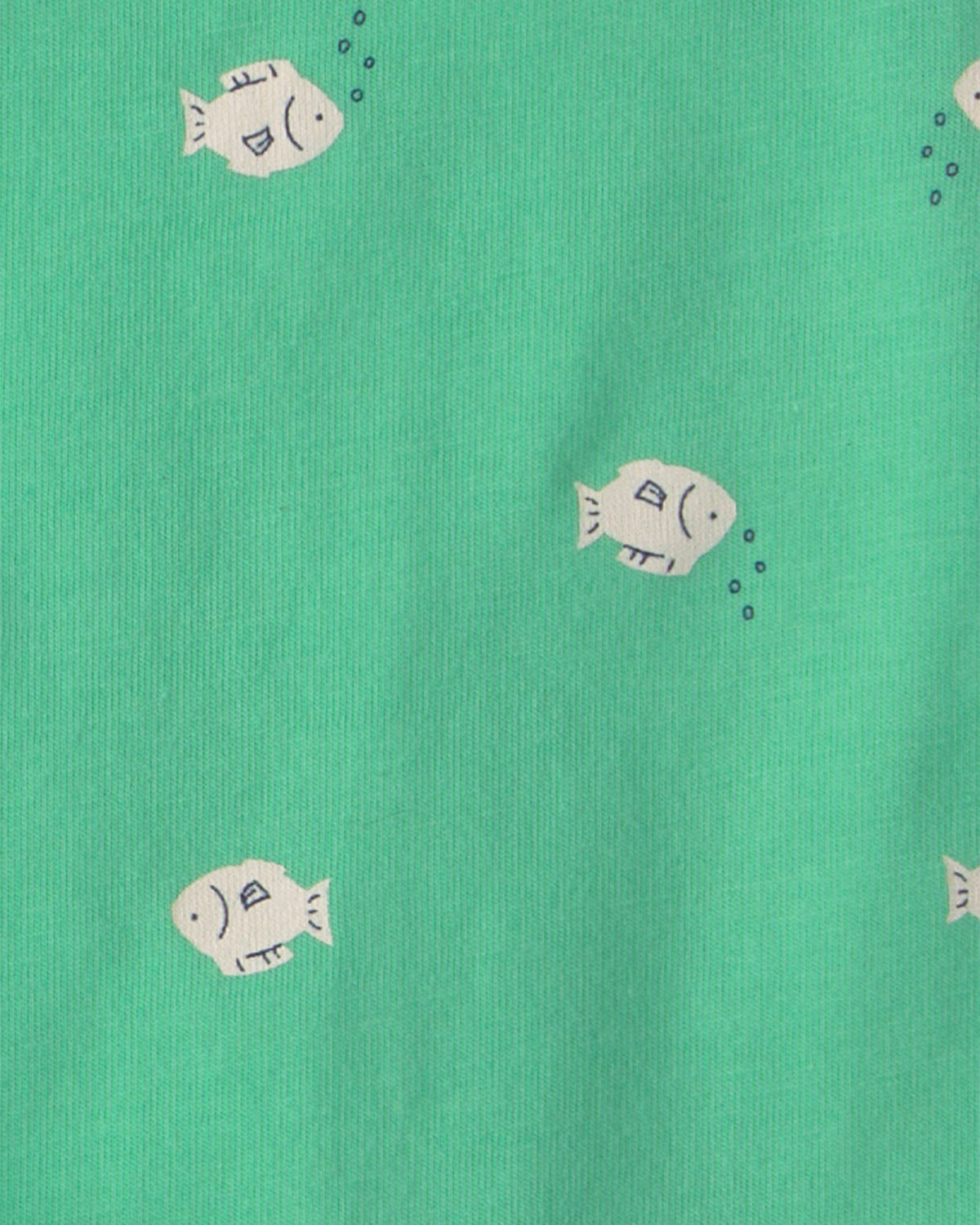 Baby Boy 3-Piece Shark Top, Bodysuit & Short Set - Green/Ivory - Image 5