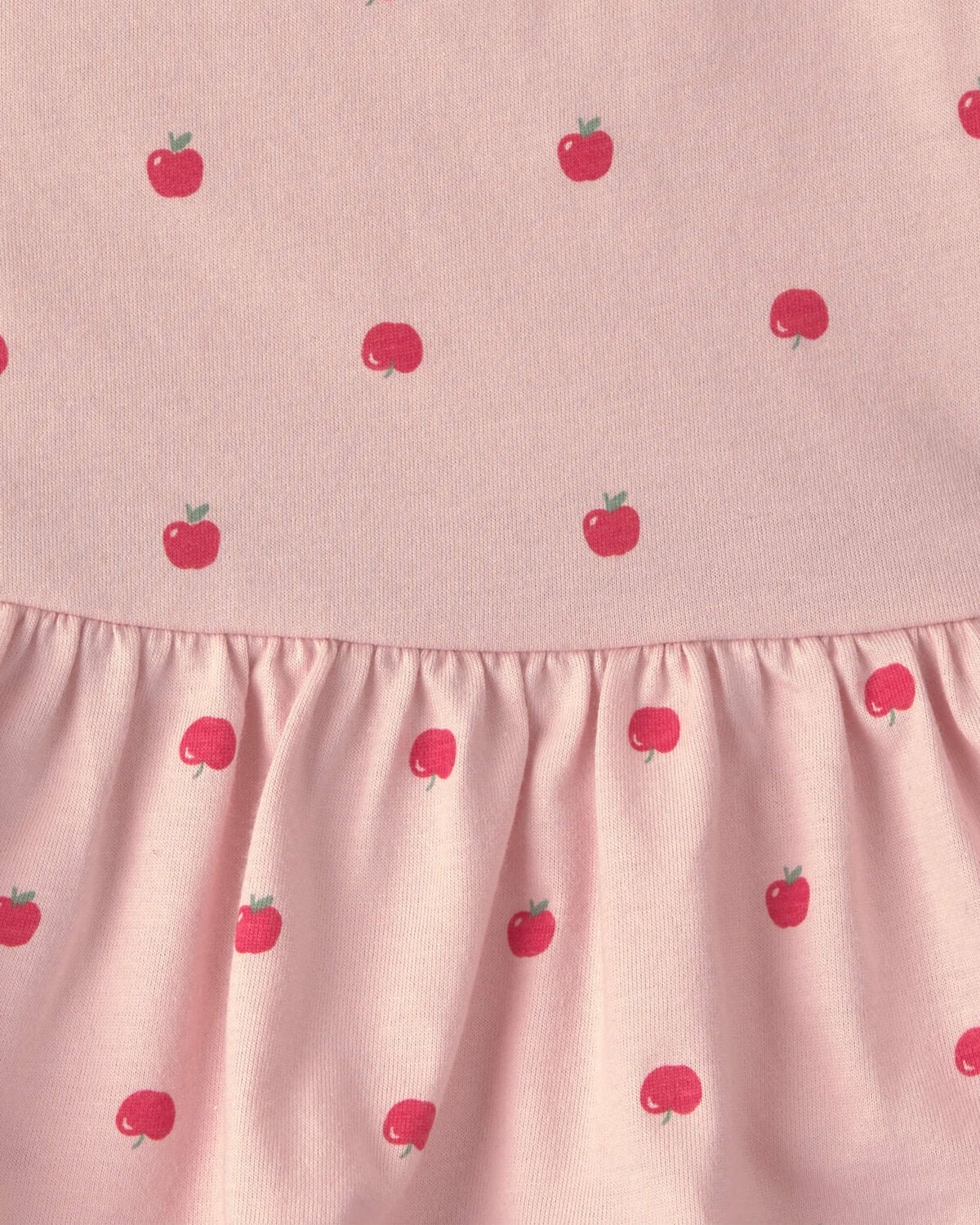 Baby Girl 2-Piece Apple Bodysuit & Pant Set - Pink - Image 2