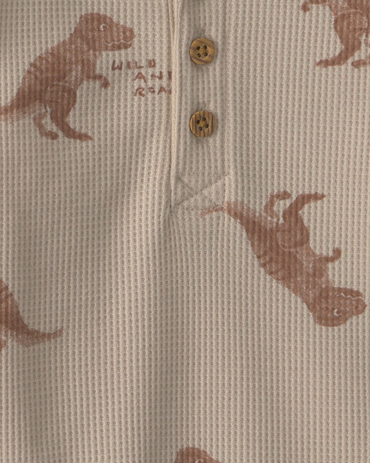 Baby Boy 2-Piece Dinosaur Bodysuit & Pant Set - Brown - Image 2