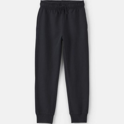 Baby Boy Pull-On Drawstring Joggers - Black