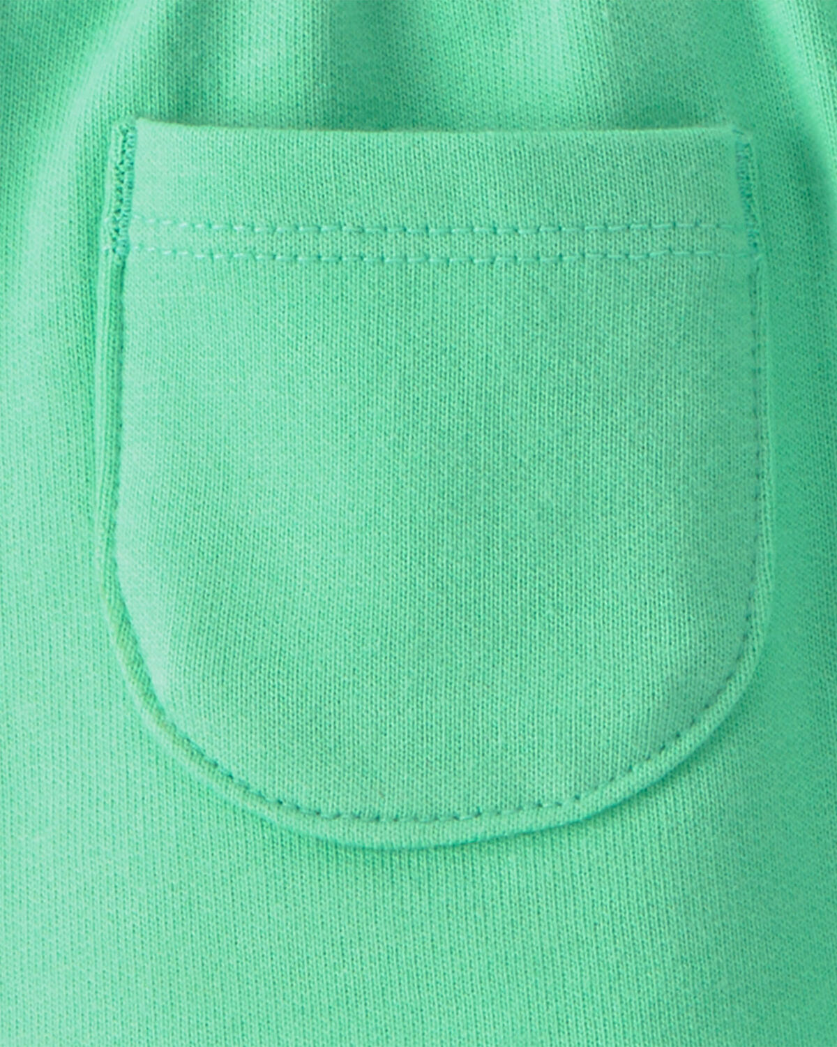 Baby Girl 2-Piece Fish Ruffle Tank Top & Short Set - Green/Ivory - Image 4