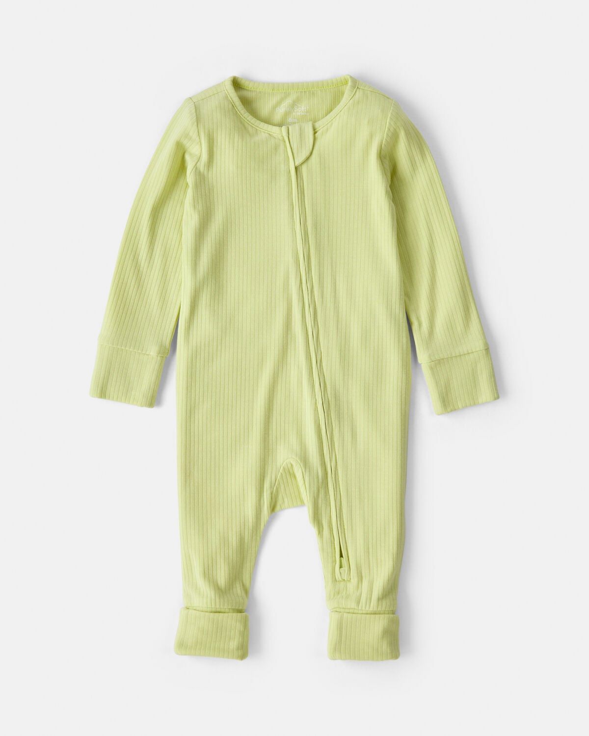 Baby PurelySoft™ 2-Way Zip Sleep & Play Pajamas - Green