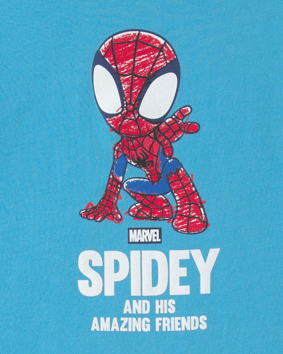 Baby Boy 2-Piece ©Marvel Spider-Man Short-Sleeve Top & Short Set - Blue - Image 2