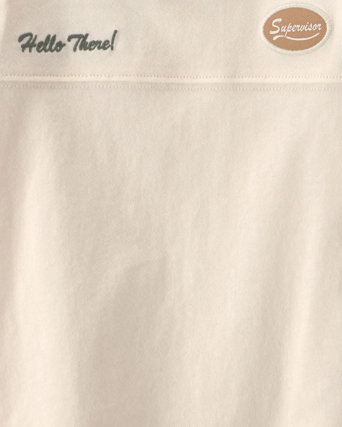 Baby Boy 'Hello There' Graphic Tee - Cream - Image 2