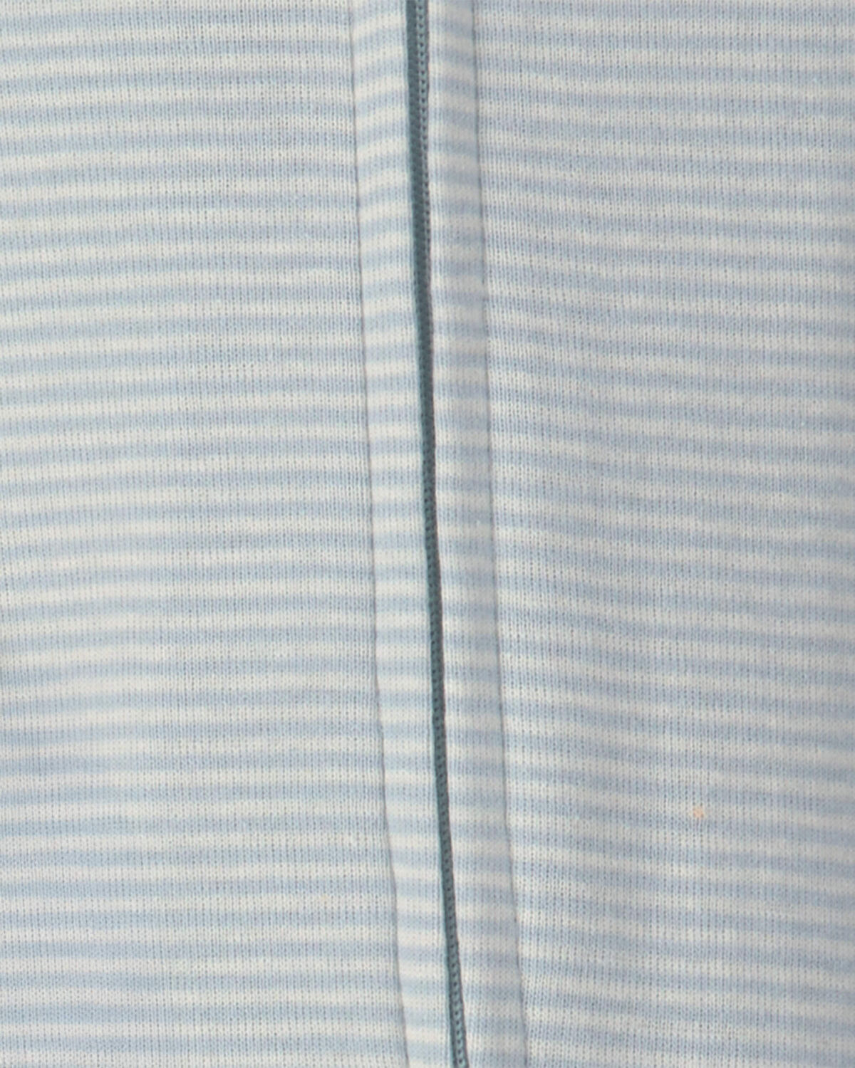 Baby 2-Pack Whale Striped 100% Cotton 2-Way Zip Sleep & Play Pajamas - Blue/Ivory - Image 7