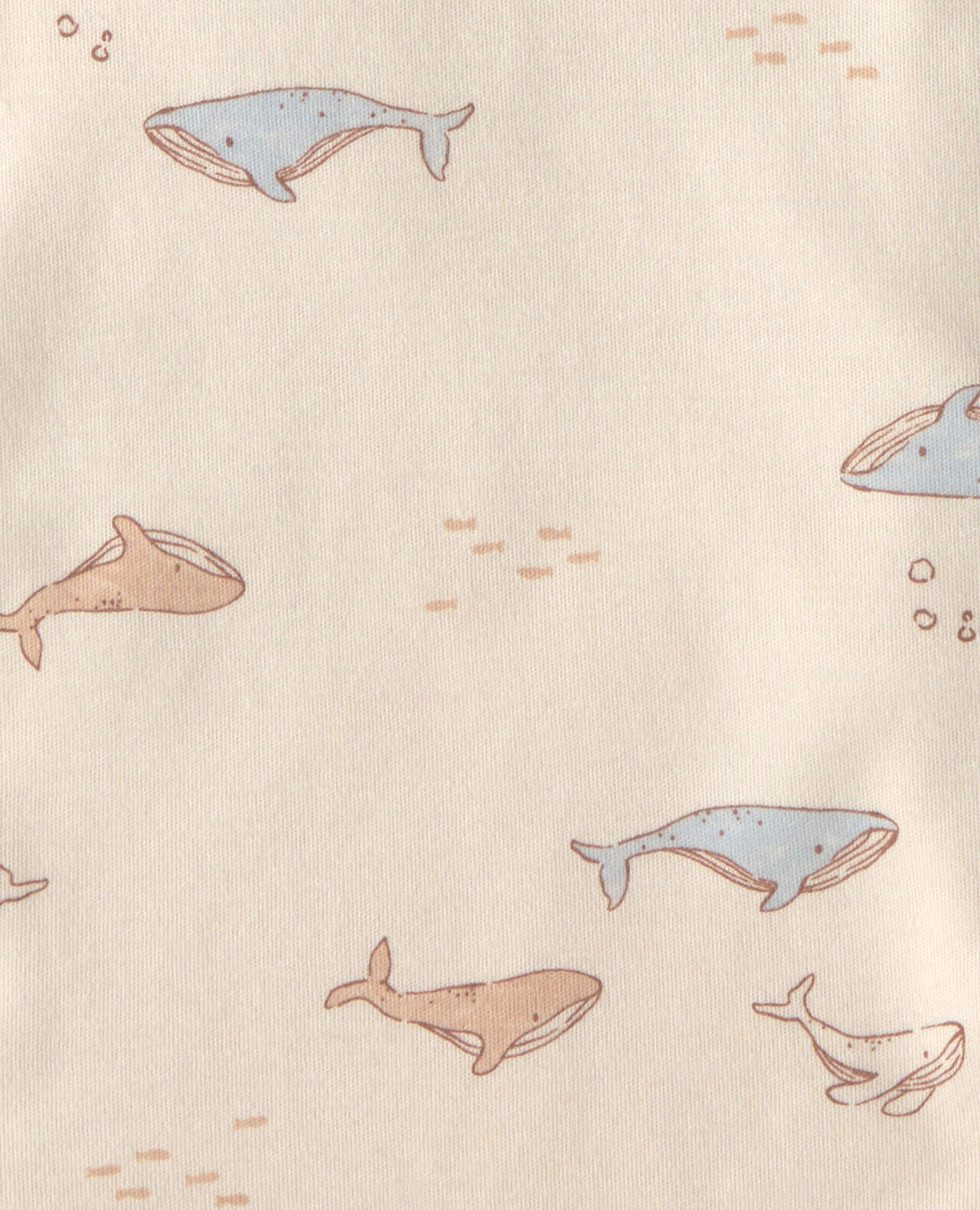 Baby 4-Pack Whale Burp Cloths - Image 3