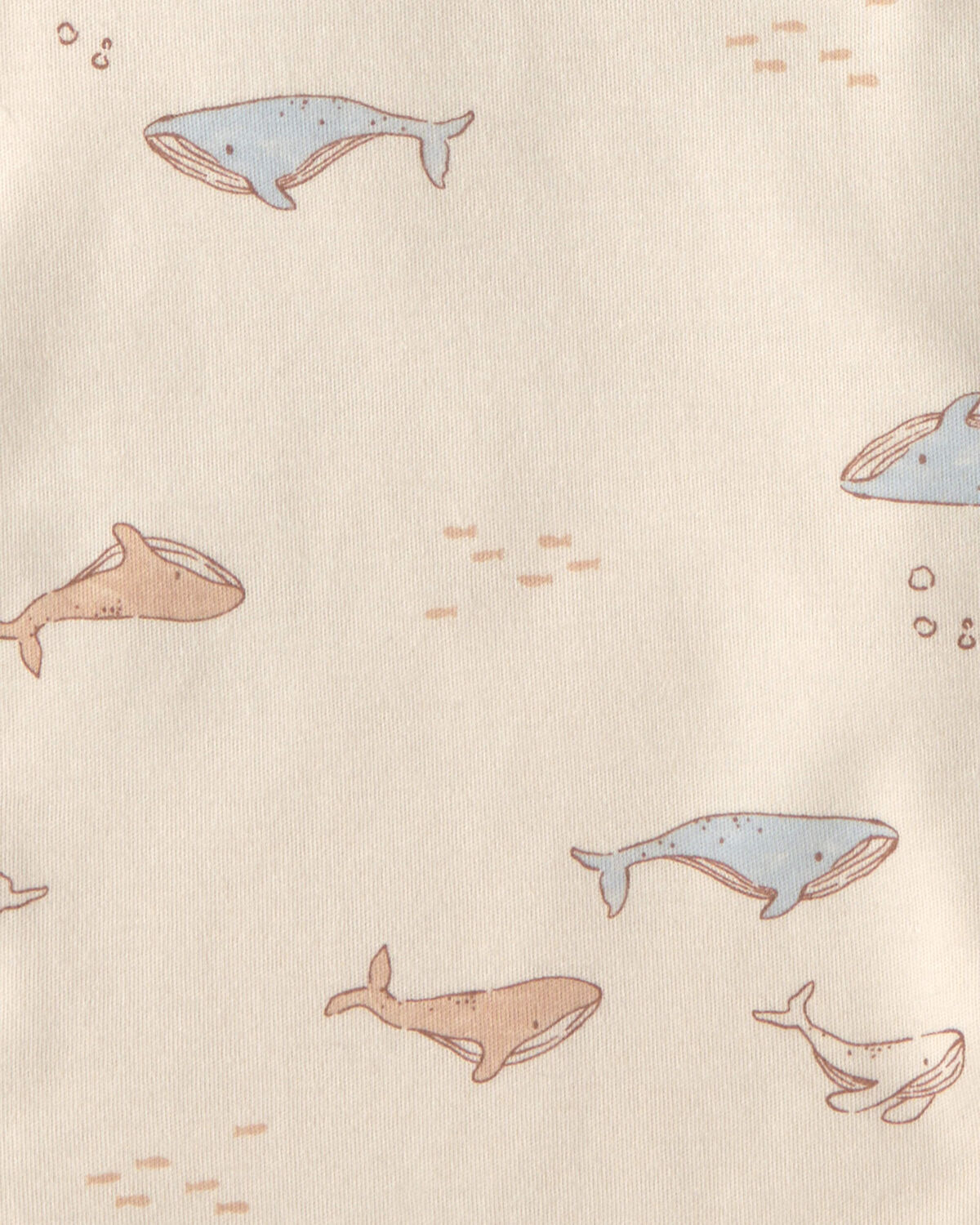 Baby 4-Pack Whale Burp Cloths - Image 2