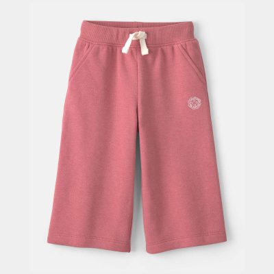 Baby Girl OshKosh Logo Fleece Drawstring Pants - Pink