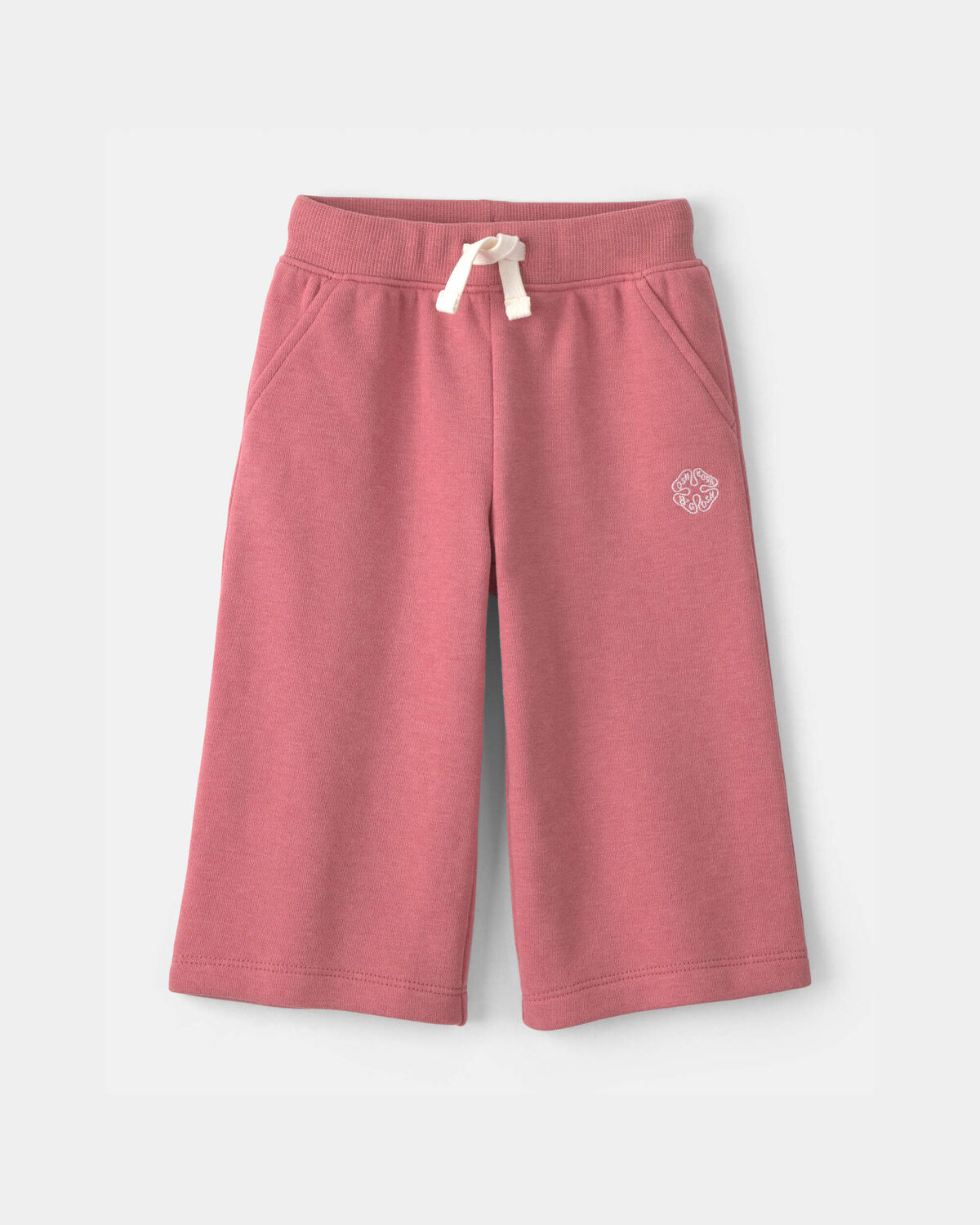 Baby Girl OshKosh Logo Fleece Drawstring Pants - Pink