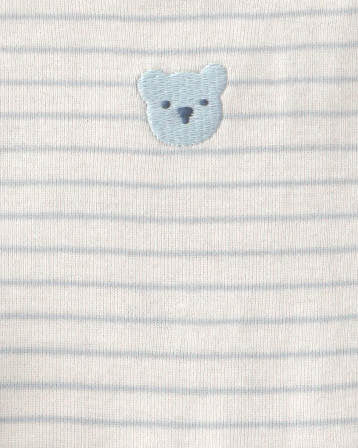 Baby 3-Piece Bear Terry Short-Sleeve Layering Set - Blue - Image 7
