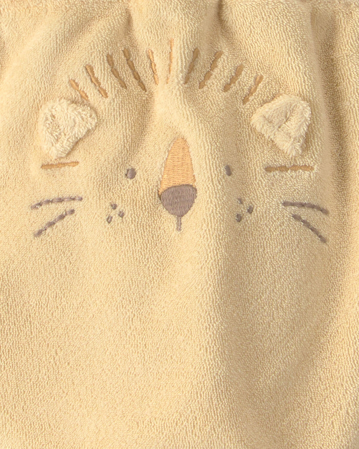 Baby 3-Piece Lion Terry Layering Set - Yellow - Image 7