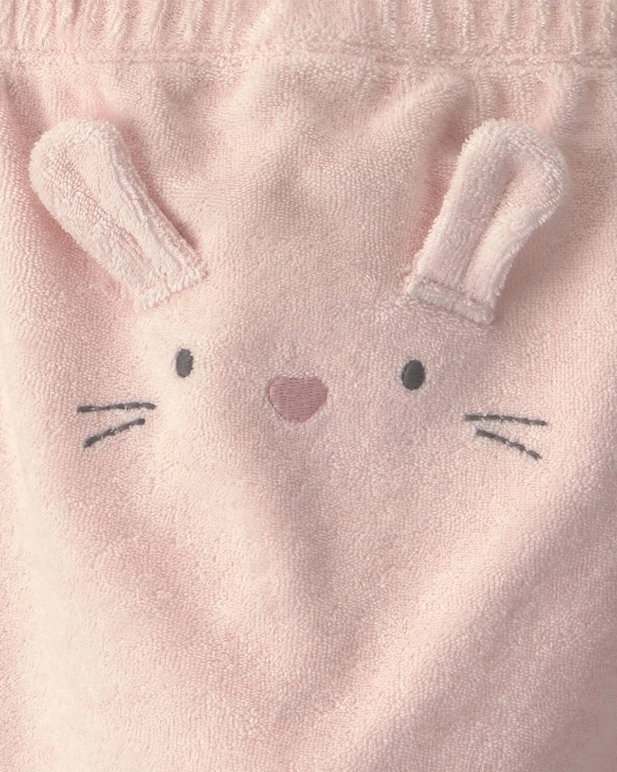 Baby Girl 3-Piece Bunny Terry Layering Set - Pink - Image 5