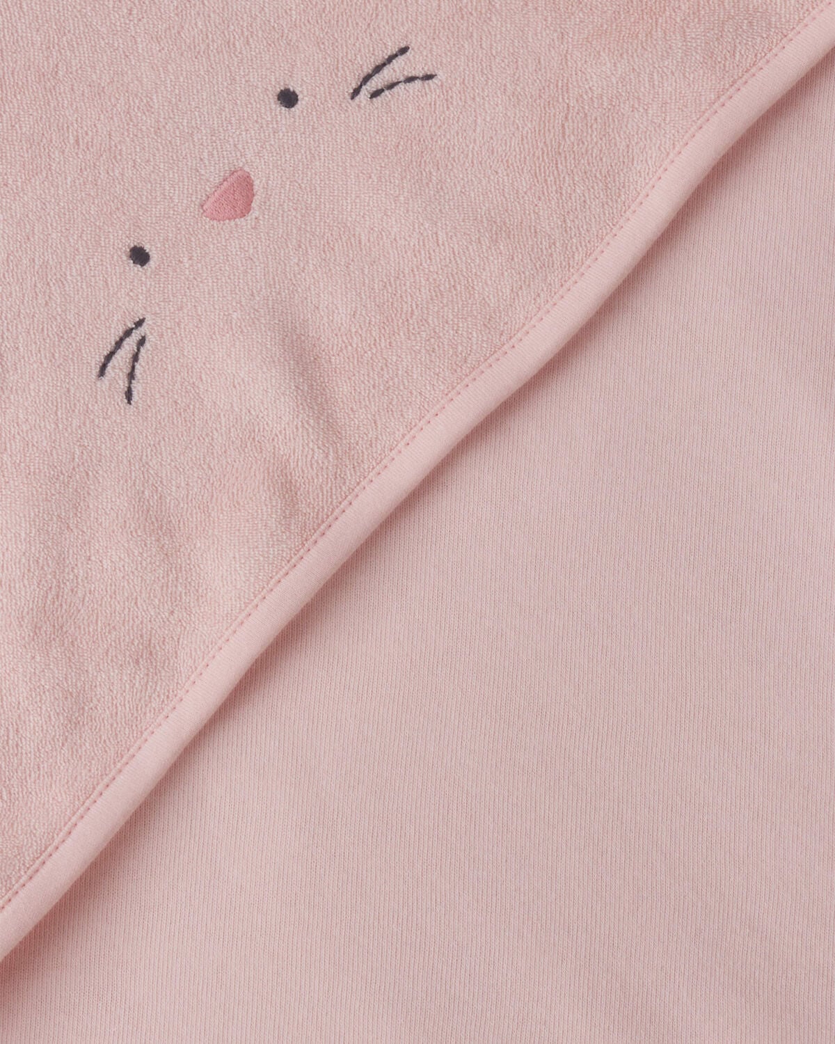 Baby Girl 2-Pack Bunny Terry Towels - Pink - Image 2