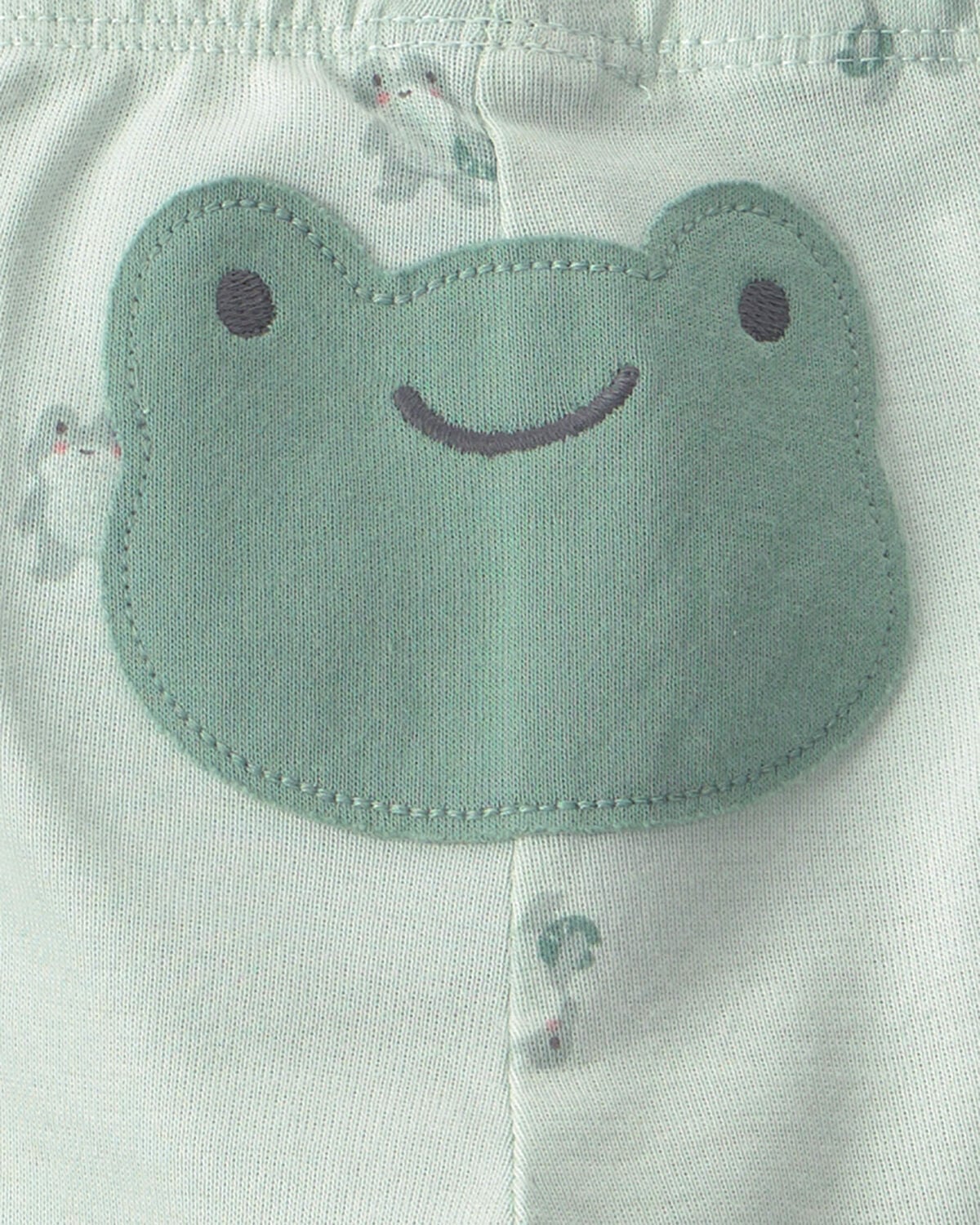 Baby 3-Piece Frog Bodysuit & Pant Set - Green/Grey - Image 4