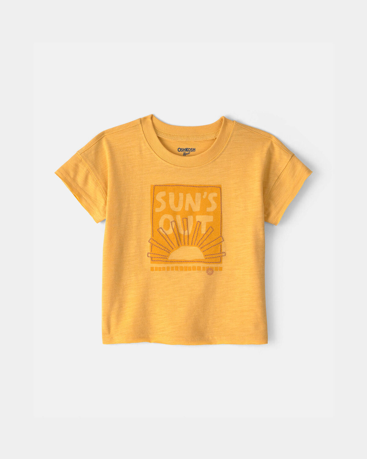 Baby 'Sun's Out' Graphic Tee - Yellow