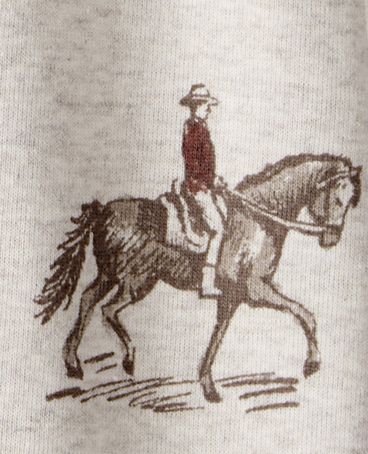 Baby Organic Cotton Sleep & Play Pajamas in Western Rodeo - Image 4