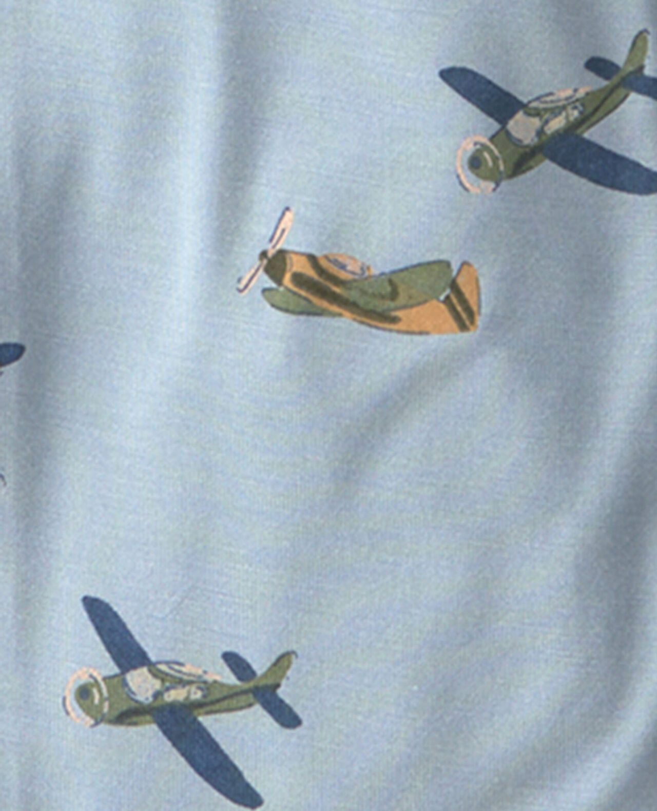 Baby Boy 2-Pack PurelySoft™ Vintage Plane Rompers - Blue - Image 6