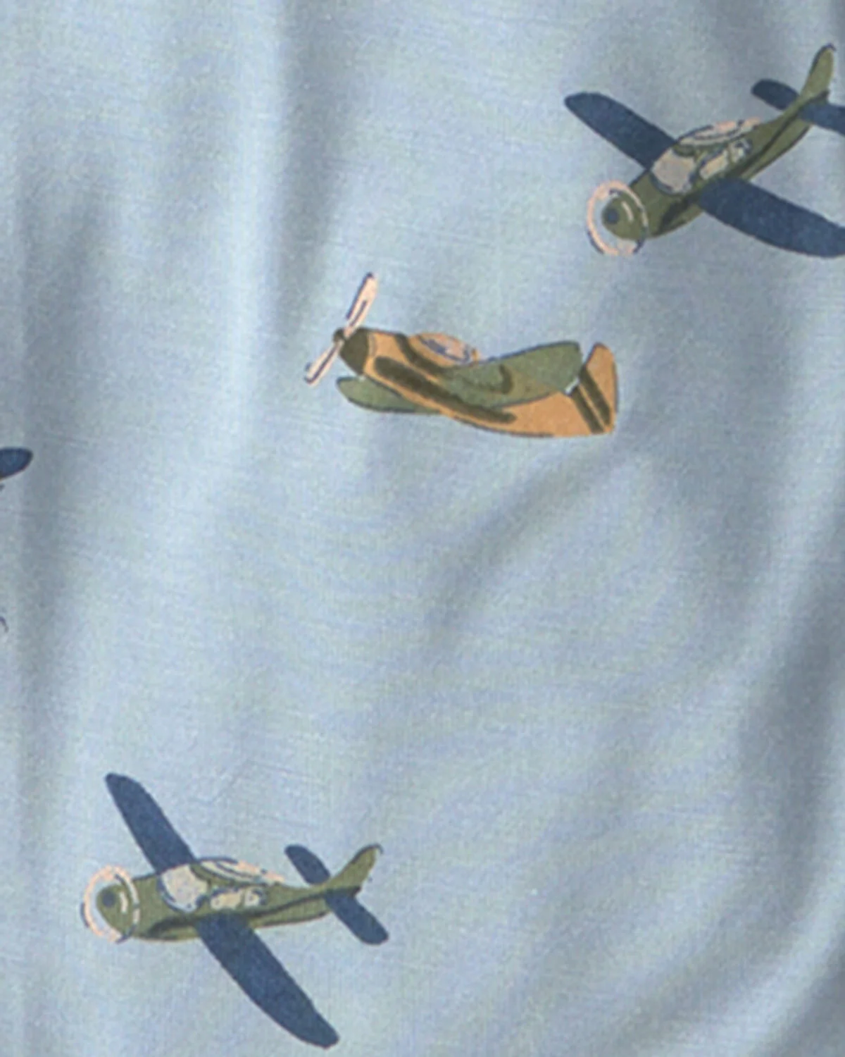 Baby Boy 2-Pack PurelySoft™ Vintage Plane Rompers - Blue - Image 4